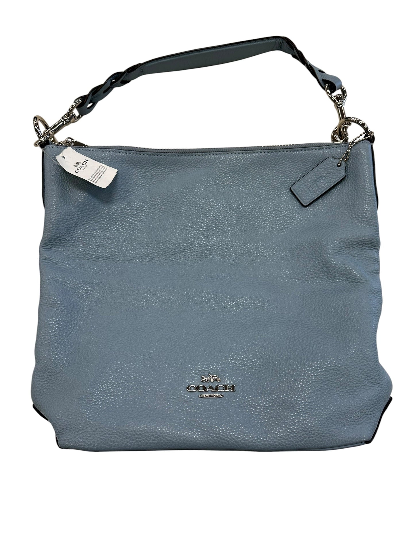Handbag Designer By Coach In Blue, Size:Large