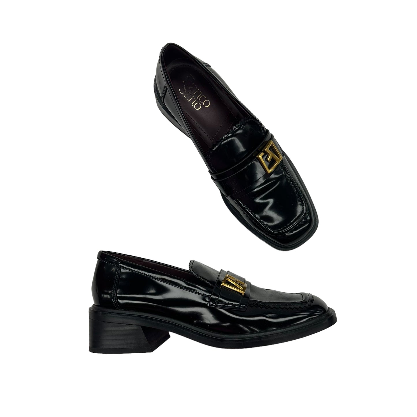 Black Shoes Flats Franco Sarto, Size 7.5