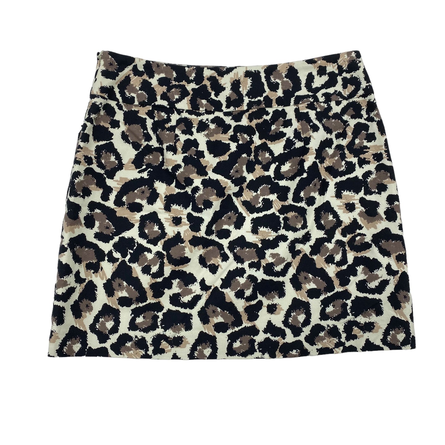 Animal Print Skirt Mini & Short Loft, Size 6