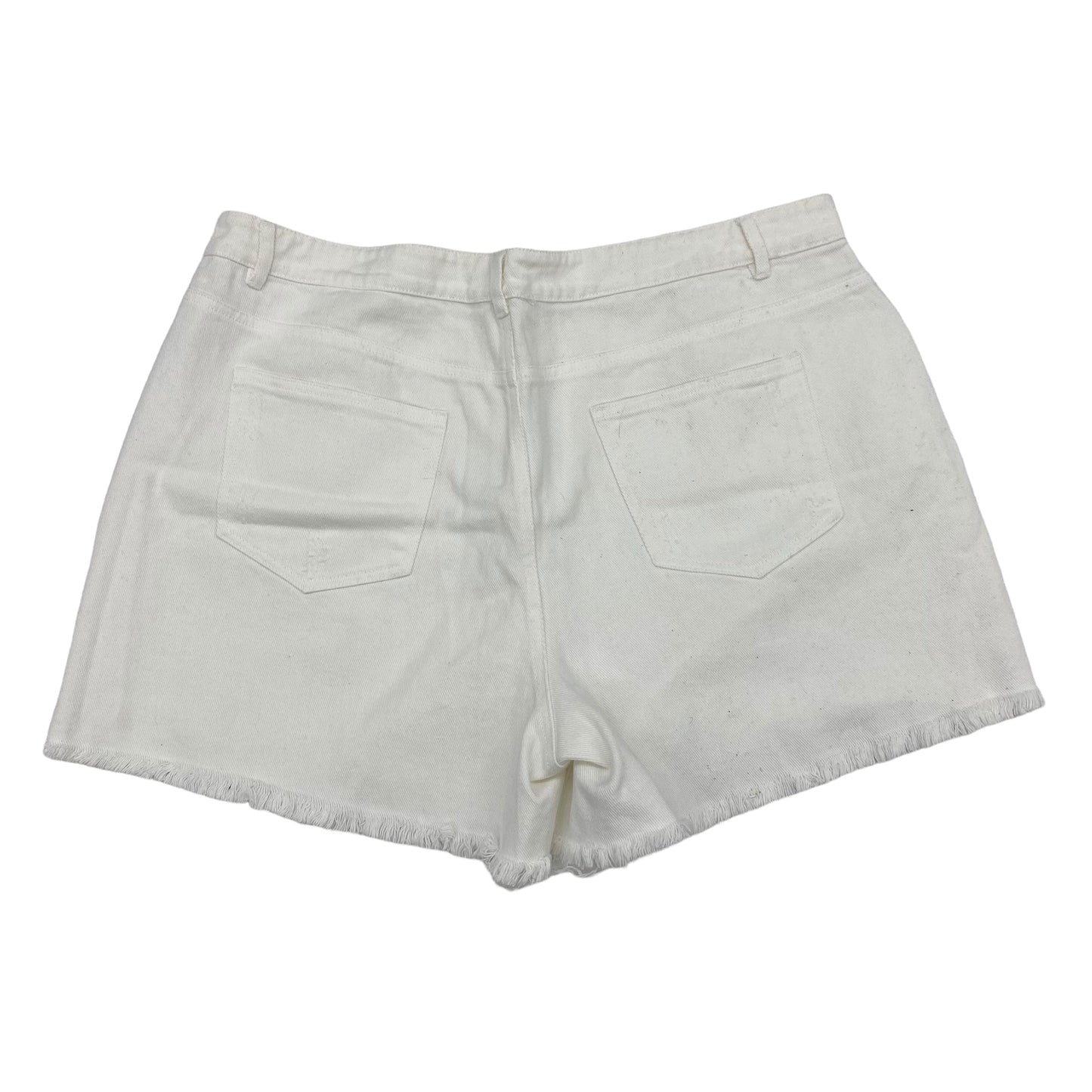 White Denim Shorts Clothes Mentor, Size 3x