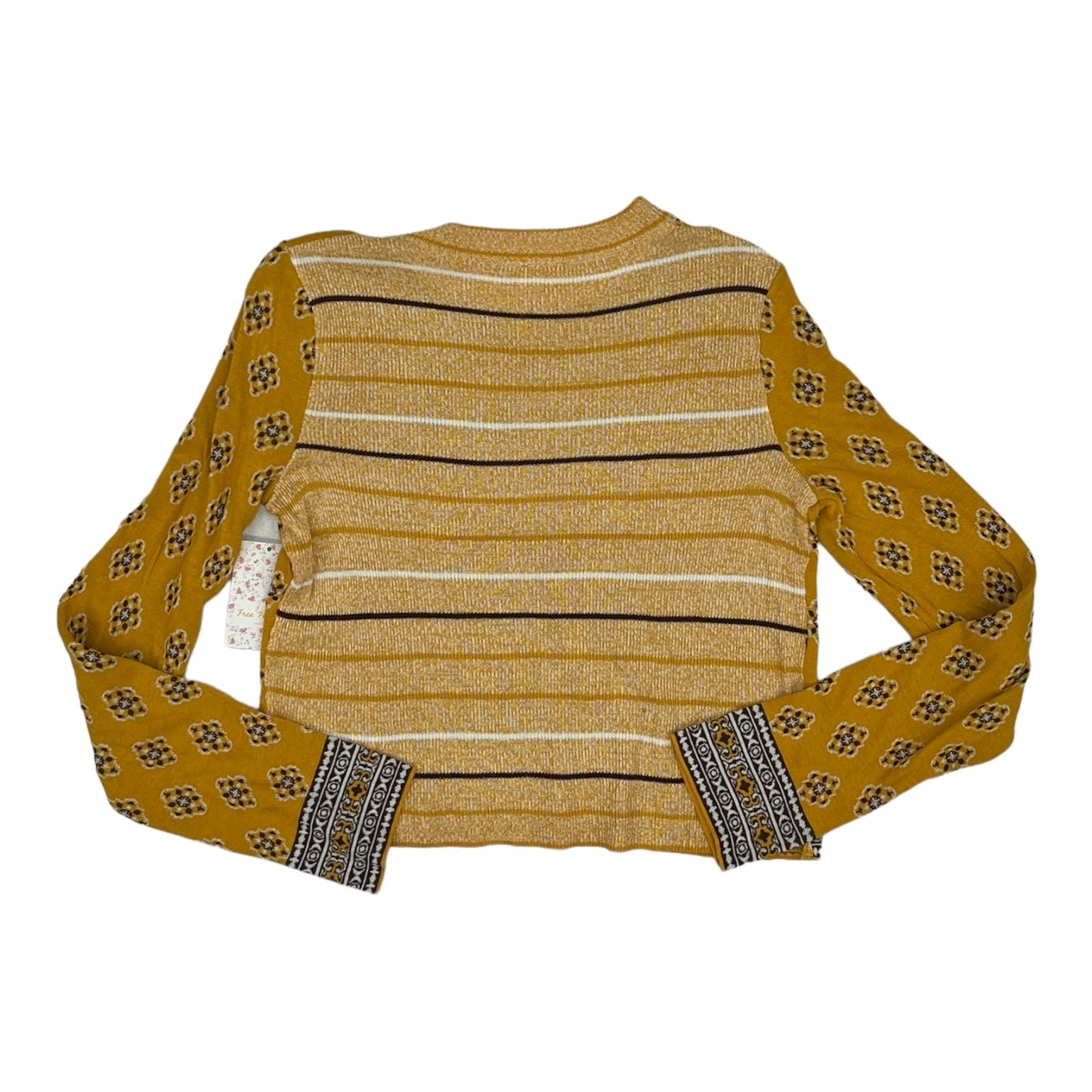 Yellow Sweater Free People, Size Xs