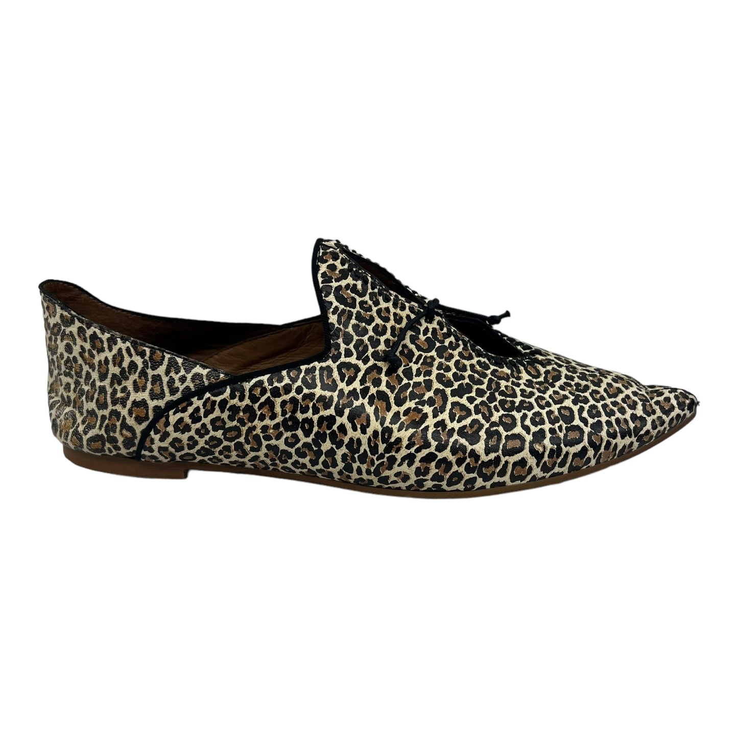 Animal Print Shoes Flats Free People, Size 7.5