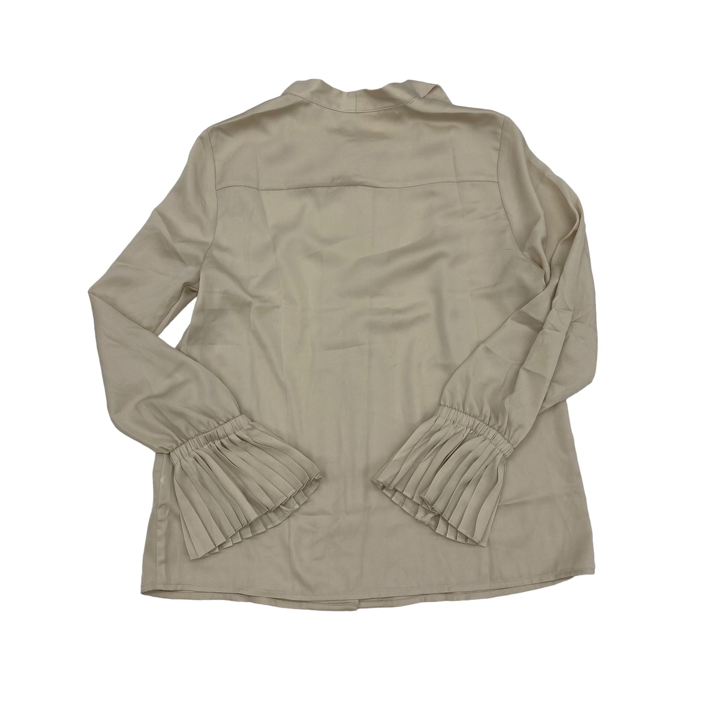 Tan Blouse Long Sleeve Banana Republic, Size M