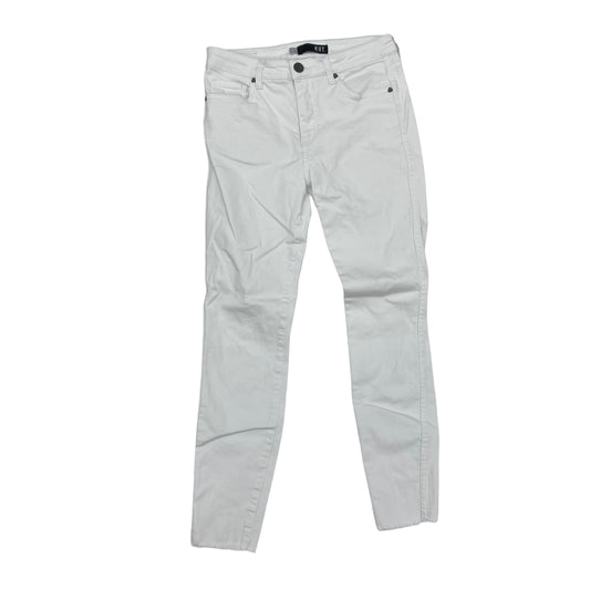 White Denim Jeans Skinny Kut, Size 2