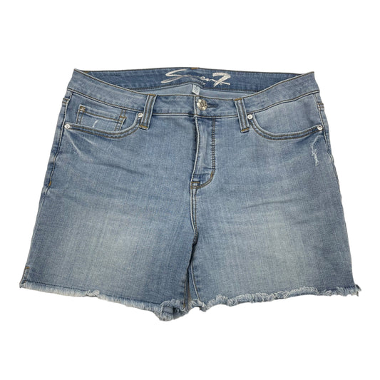 Blue Denim Shorts Seven 7, Size 8