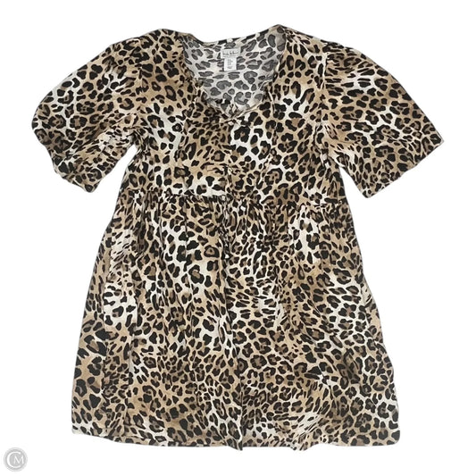 Dress Party Short By Nicole Miller In Animal Print, Size: M