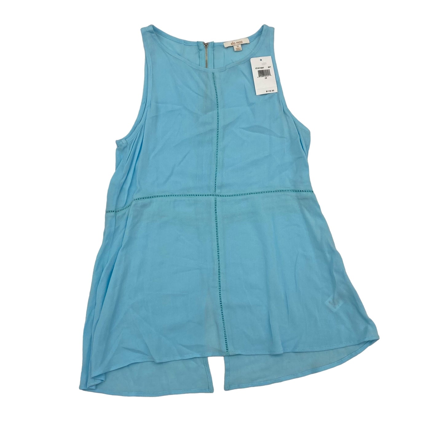 Blue Top Sleeveless Ella Moss, Size Xs