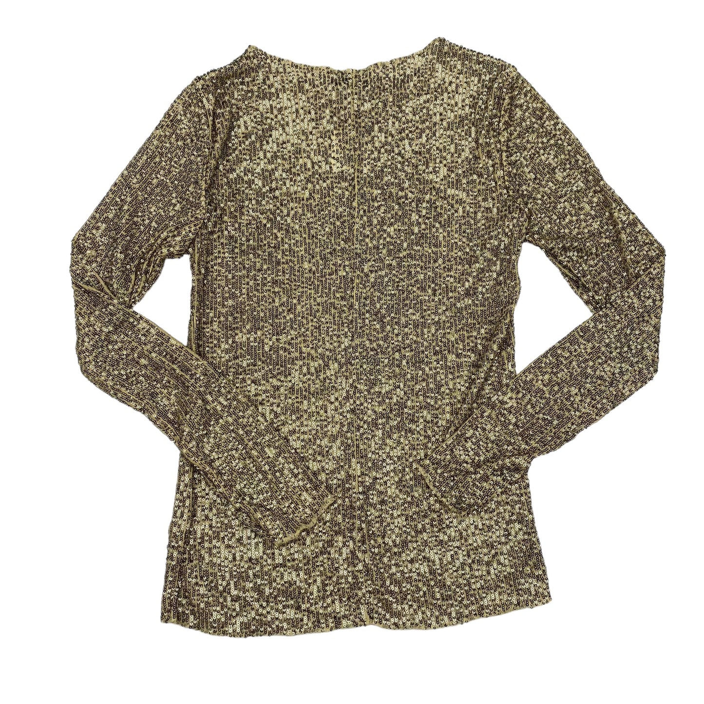 Gold Top Long Sleeve Free People, Size M