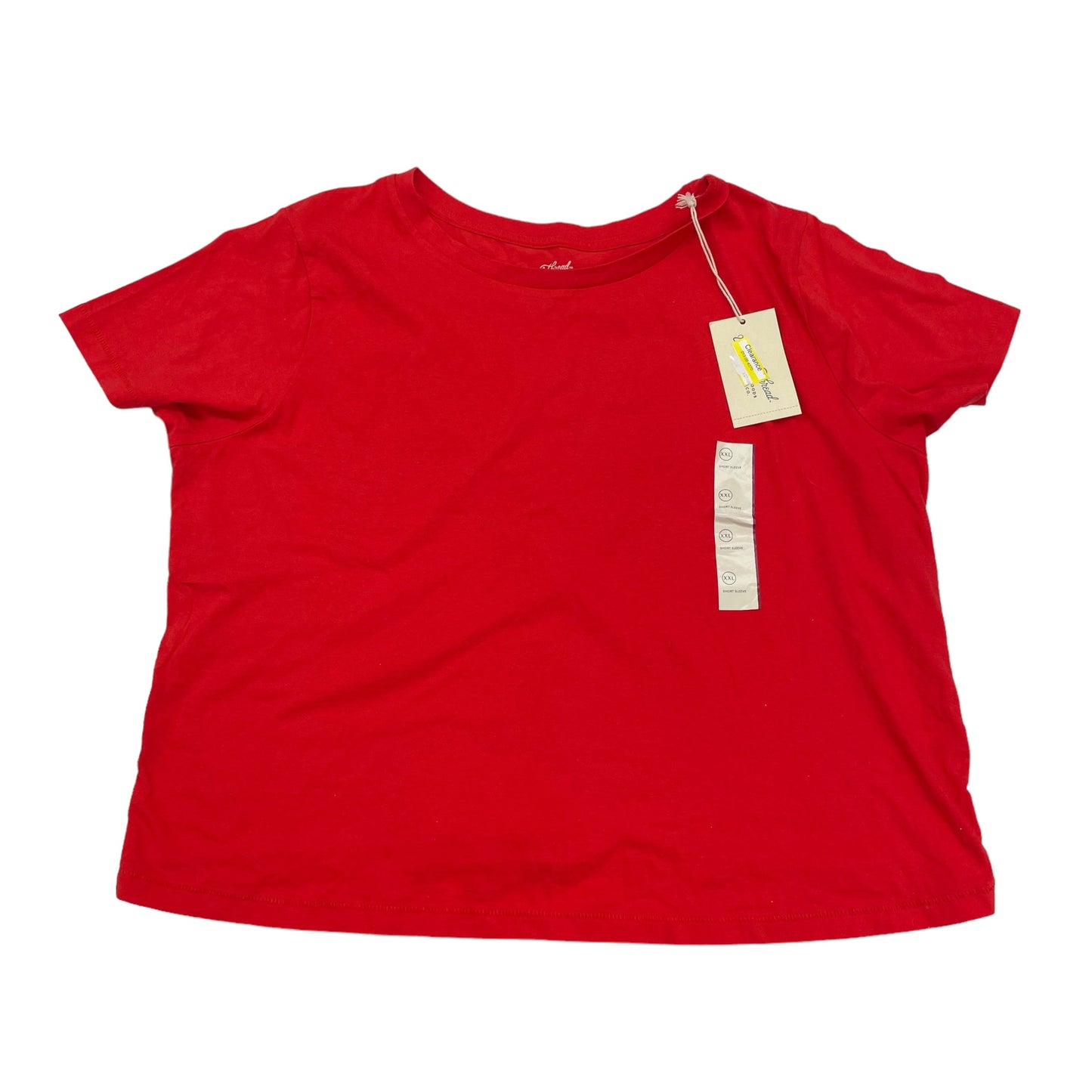 Red Top Short Sleeve Universal Thread, Size Xxl