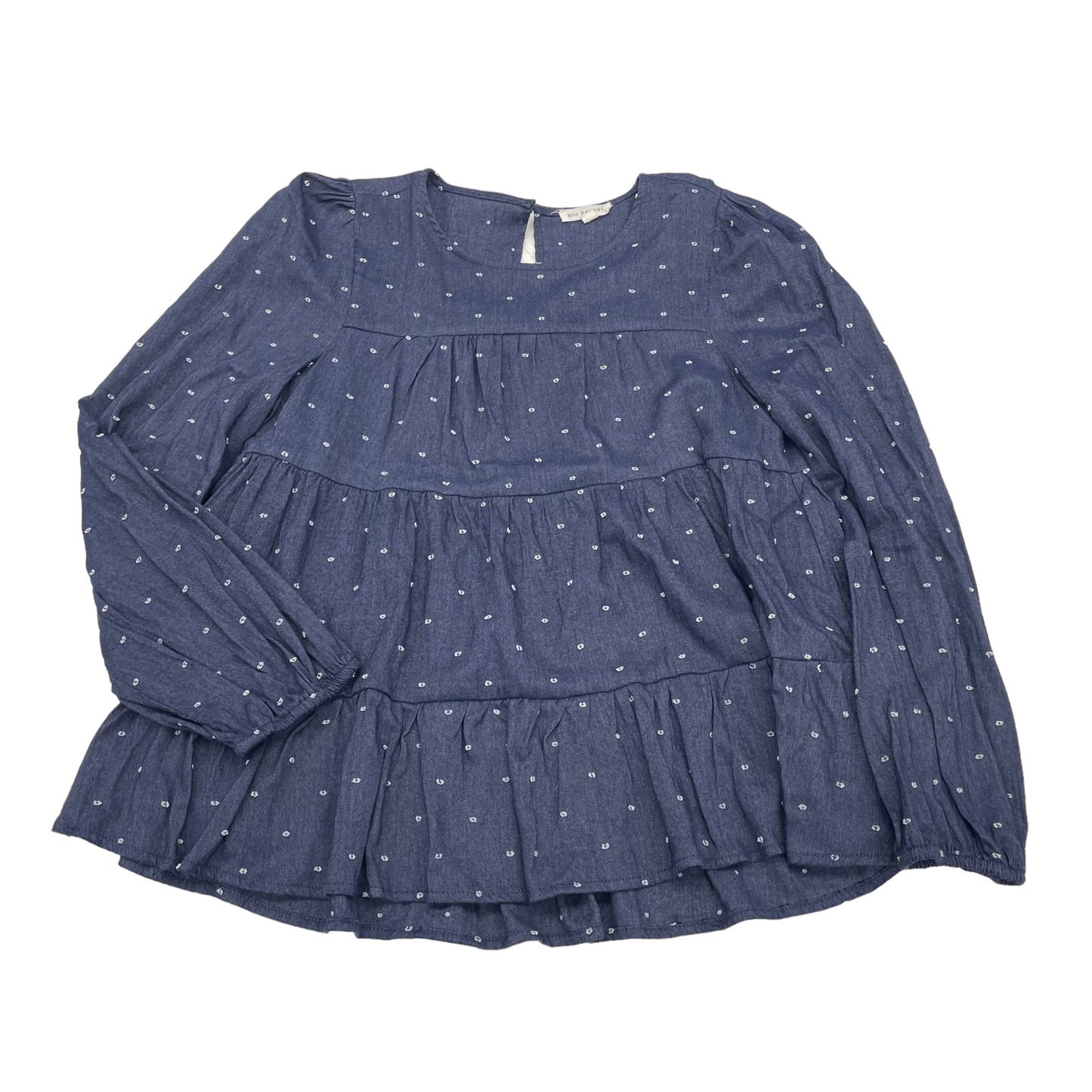 Top Long Sleeve By Blu Pepper  Size: L