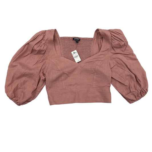 Pink Top 3/4 Sleeve Express, Size S