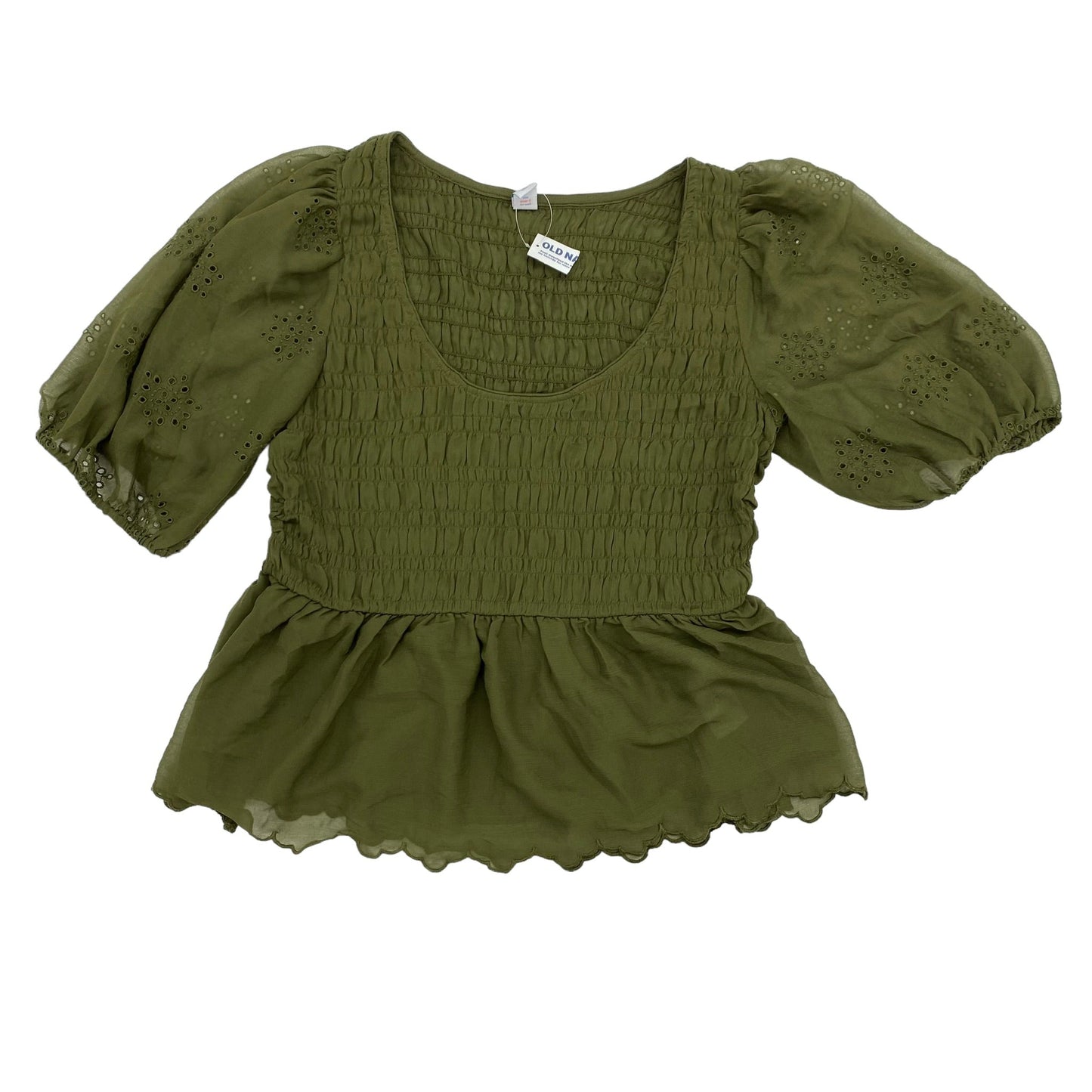 Green Top Short Sleeve Old Navy, Size L