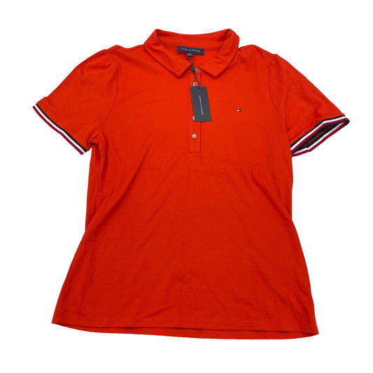 Orange Top Short Sleeve Tommy Hilfiger, Size Xl