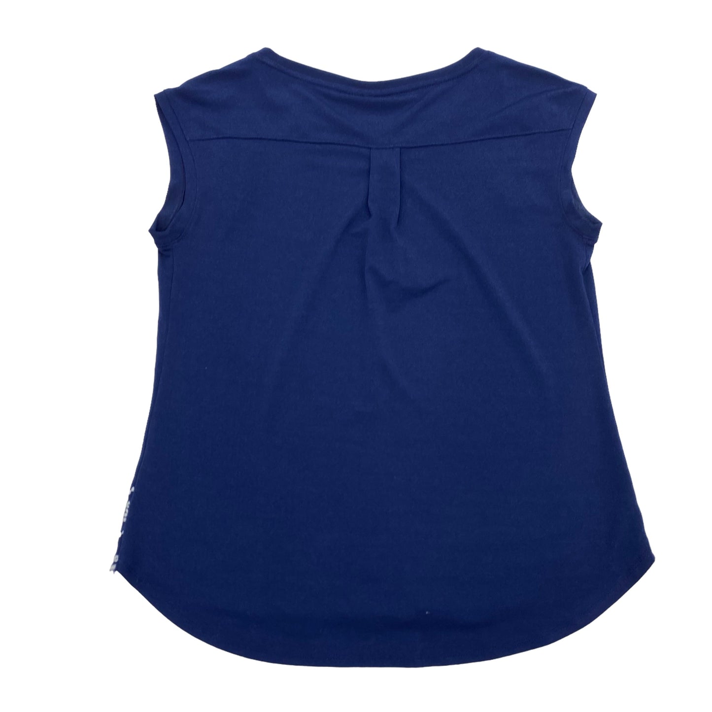 Navy Blouse Short Sleeve Elle, Size Xs