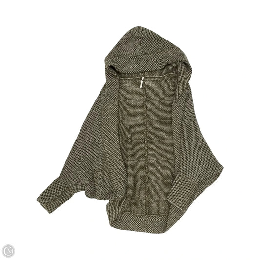 Sweater Cardigan By Free People In Green, Size: L