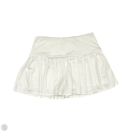 Athletic Skort By Love & Sports In White, Size: L