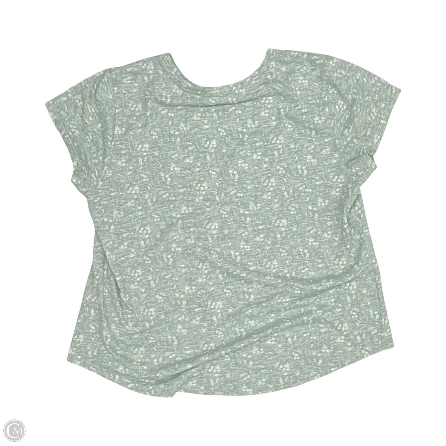 Top Short Sleeve By Sonoma In Green, Size: Xxl