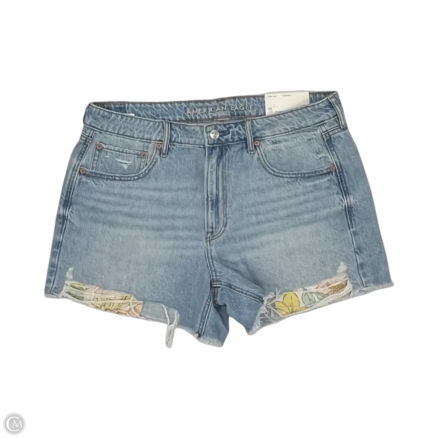 Shorts By American Eagle In Blue Denim, Size: 12