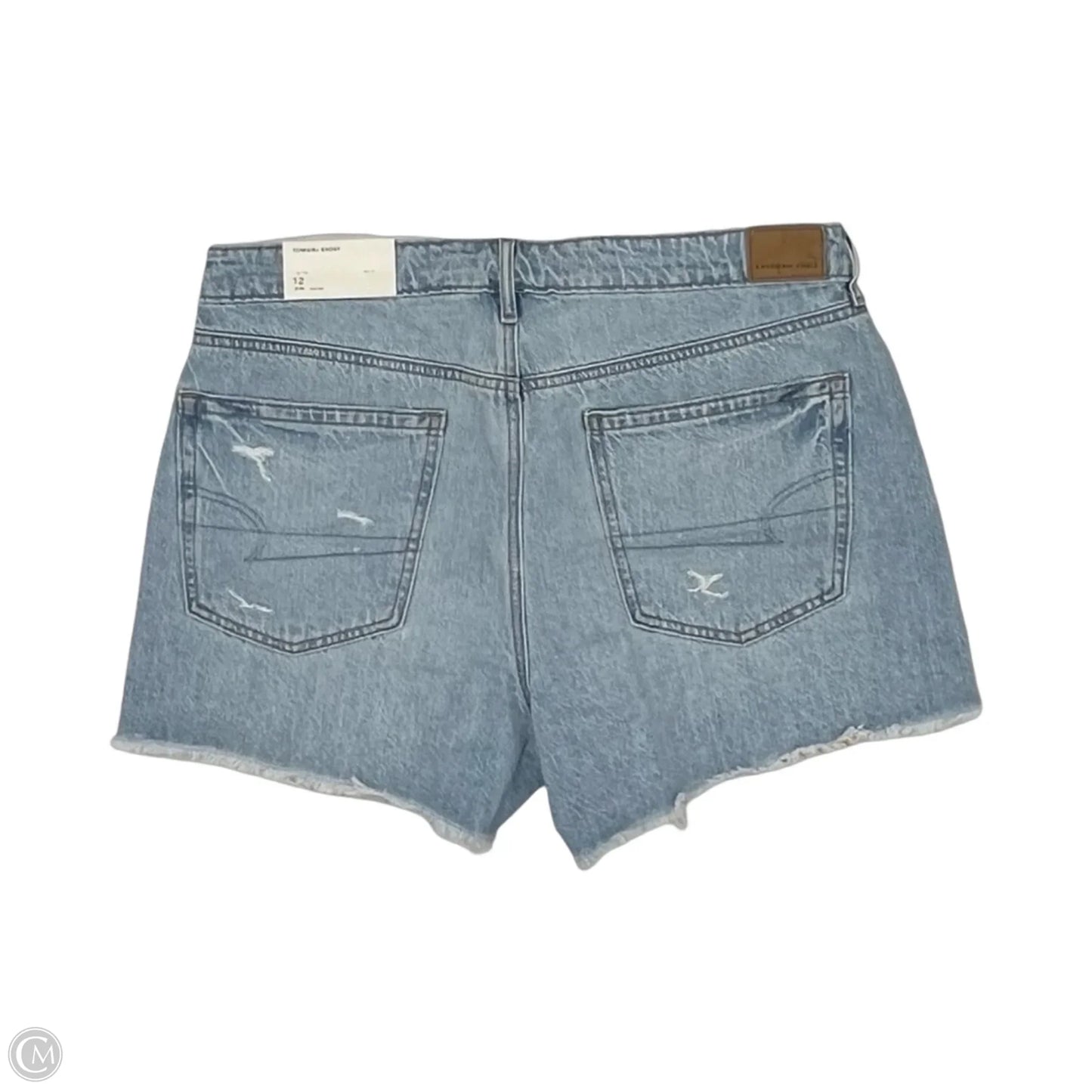 Shorts By American Eagle In Blue Denim, Size: 12