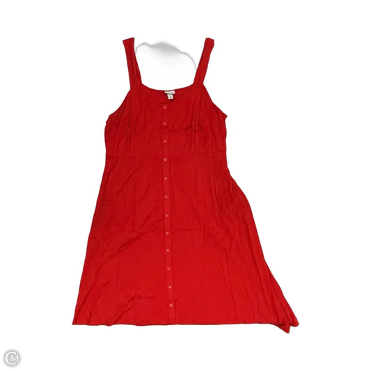 Dress Casual Midi By Ava & Viv In Orange, Size: 2x