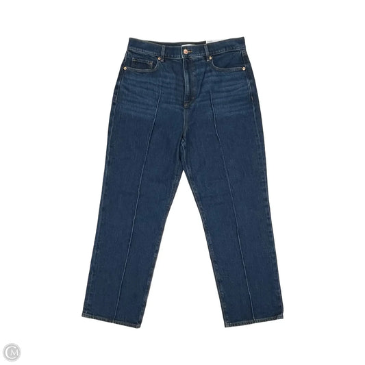 Jeans Straight By Loft In Blue Denim, Size: 10