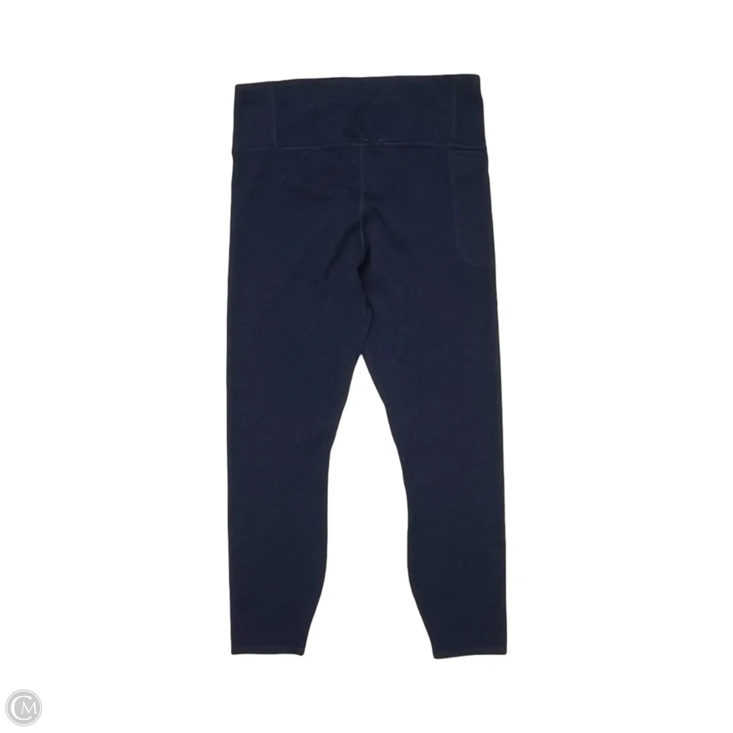 Athletic Leggings By Under Armour In Navy, Size: L
