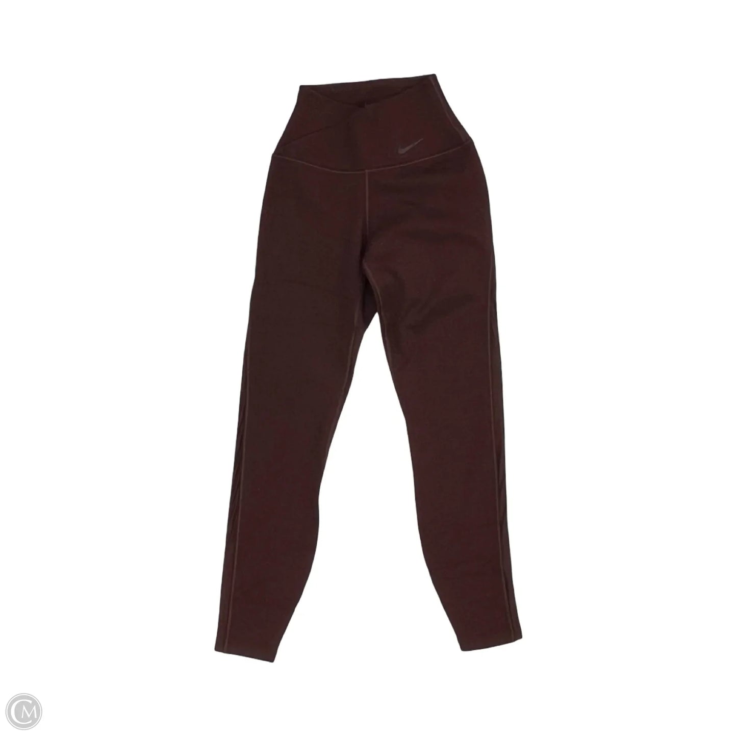 Athletic Leggings By Nike In Brown, Size: Xs