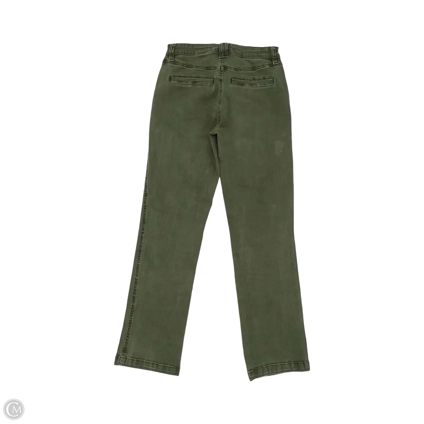 Jeans Straight By Eunina In Green Denim, Size: 0