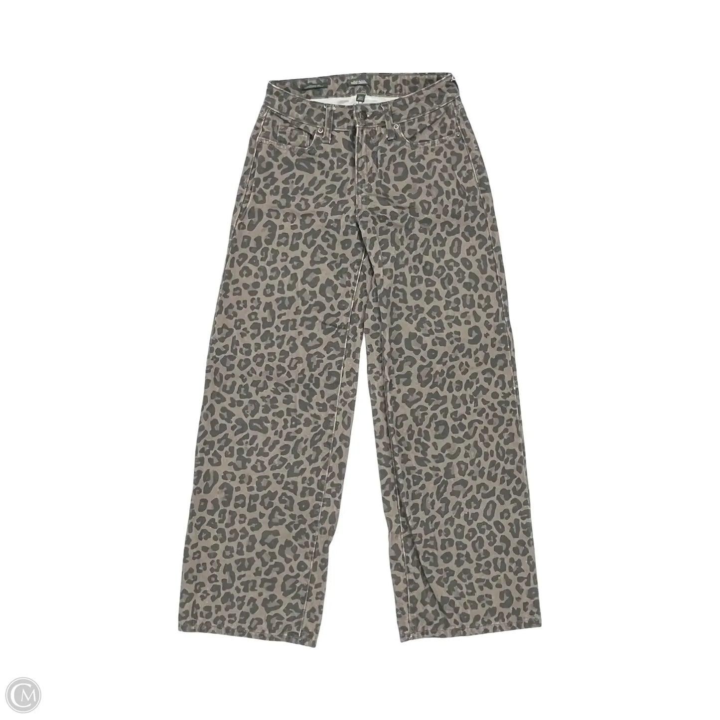 Jeans Wide Leg By Wild Fable In Leopard Print, Size: 00