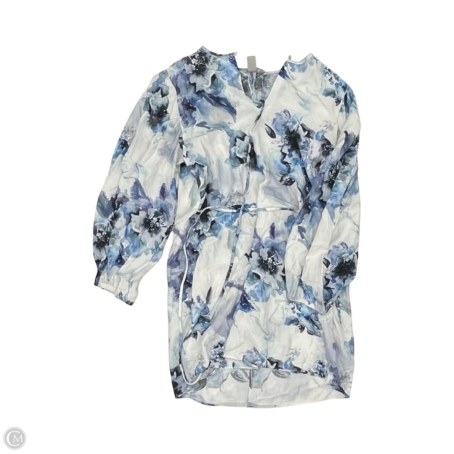 Dress Party Short By H&m In Blue & White, Size: M