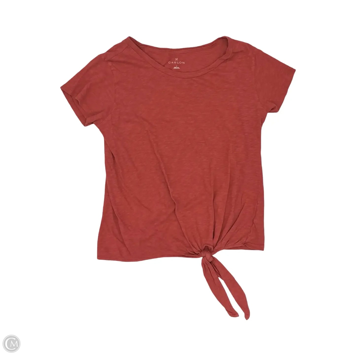 Top Short Sleeve By Caslon In Orange, Size: S