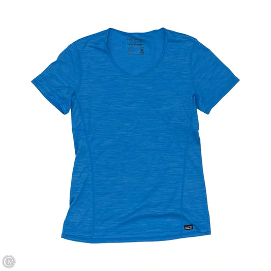 Athletic Top Short Sleeve By Patagonia In Blue, Size: Xs