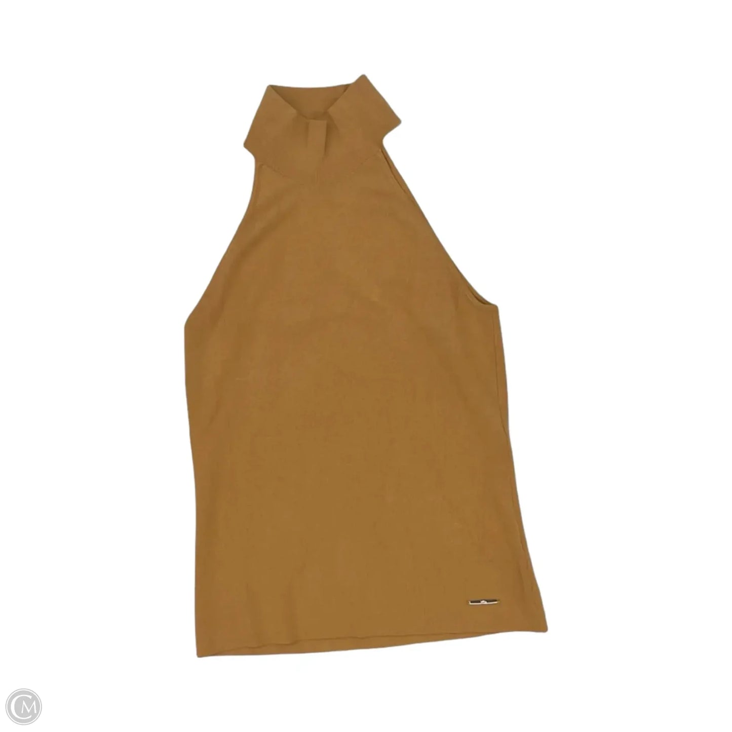 Blouse Sleeveless By Elie Tahari In Brown, Size: M