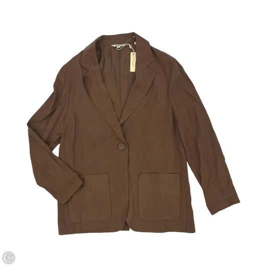 Blazer By Max Studio In Brown, Size: S