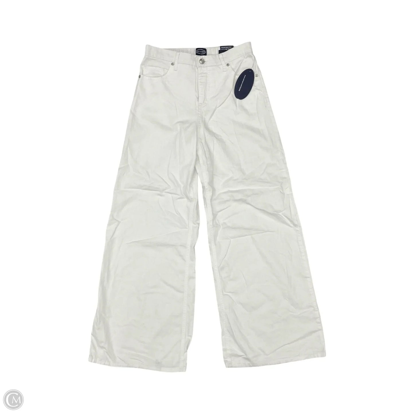 Pants Wide Leg By Scoop In White, Size: 0