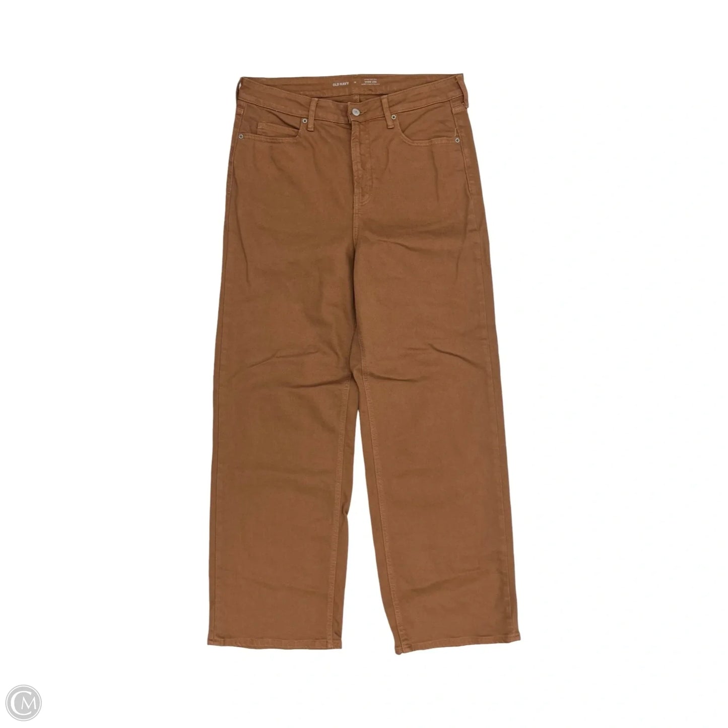 Jeans Wide Leg By Old Navy In Brown Denim, Size: 14