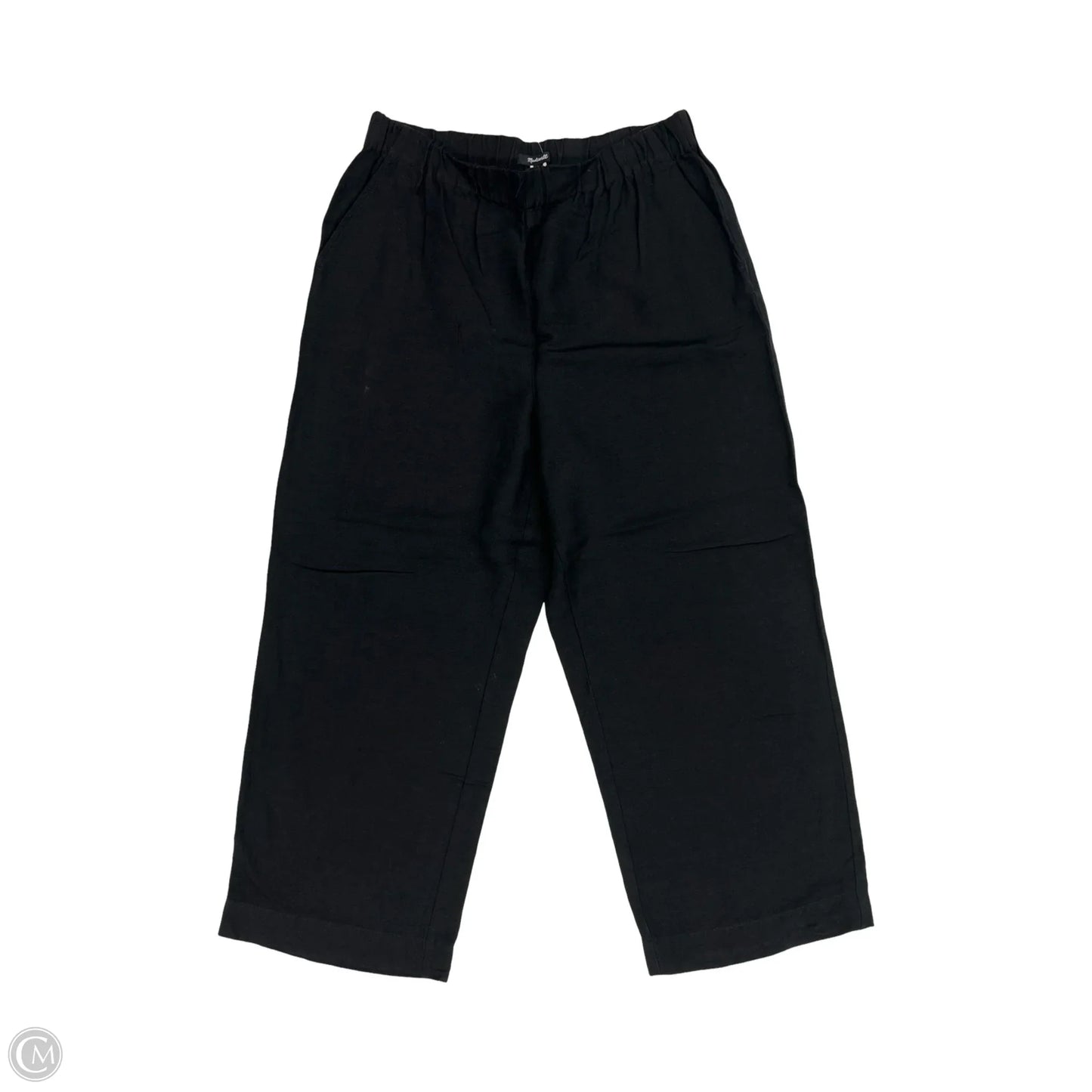 Pants Linen By Madewell In Black, Size: L