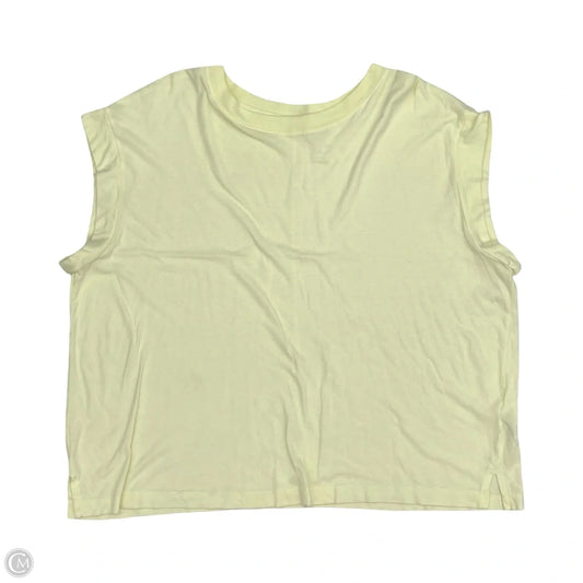 Top Short Sleeve By A New Day In Yellow, Size: Xxl