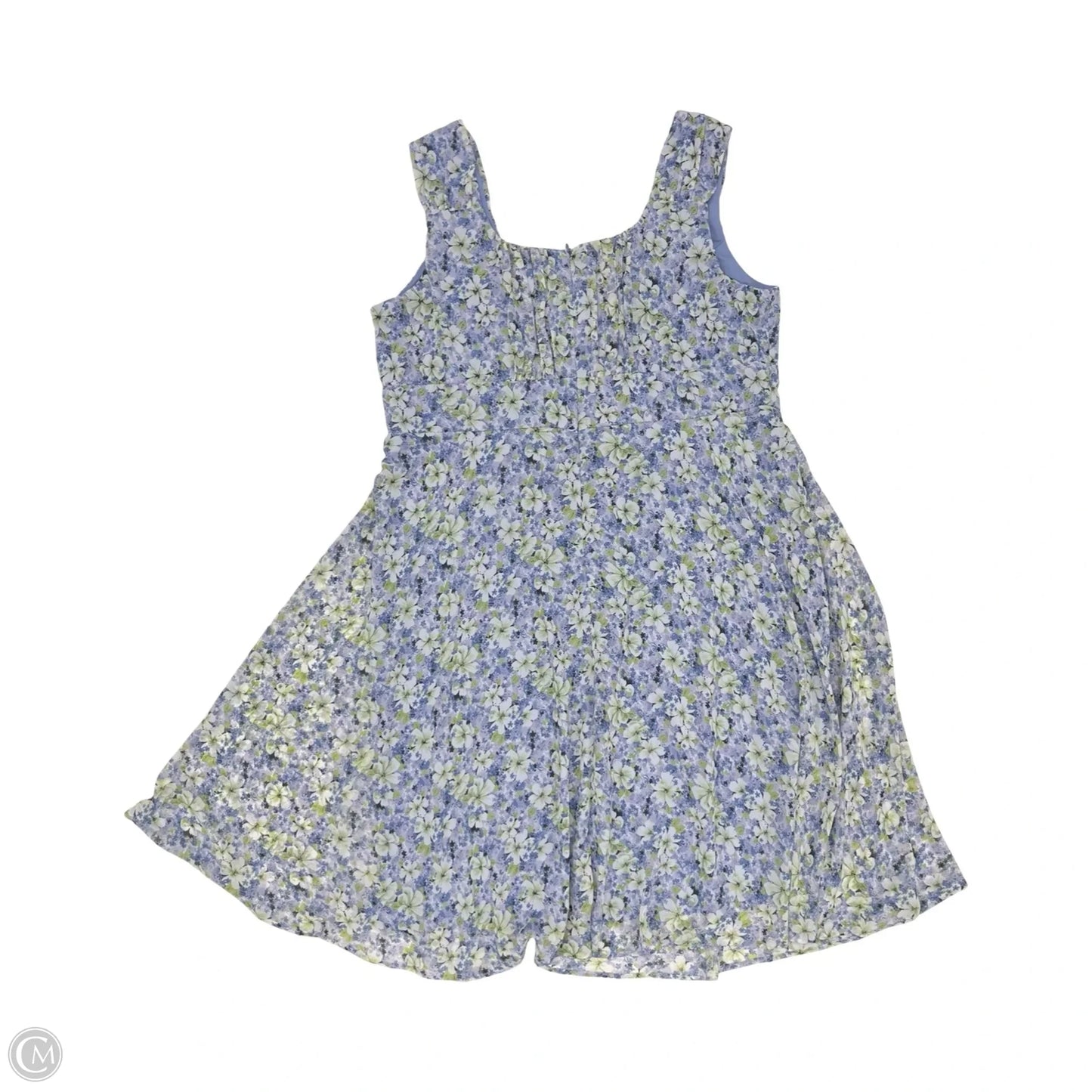 Dress Party Midi By Clothes Mentor In Floral Print, Size: 18