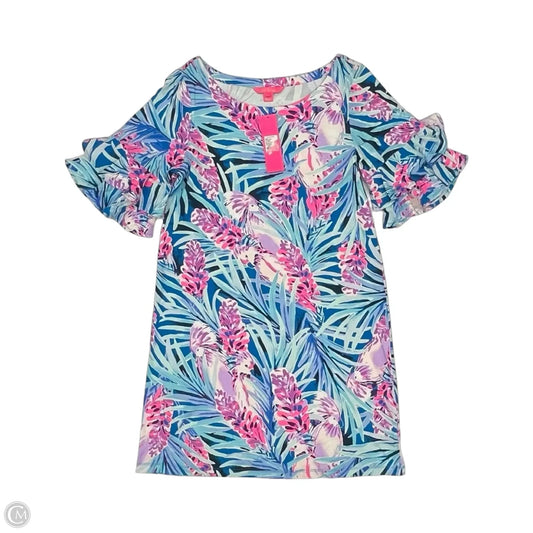 Dress Designer By Lilly Pulitzer In Blue & Pink, Size: M