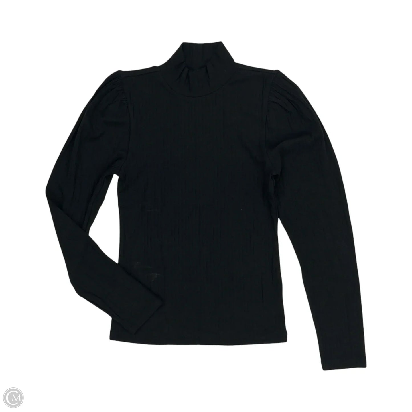 Top Long Sleeve By Gap In Black, Size: M