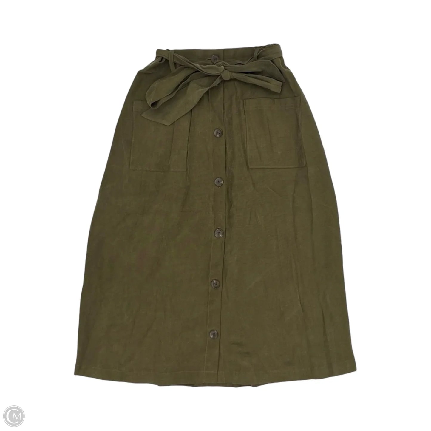 Skirt Midi By Old Navy In Green, Size: S