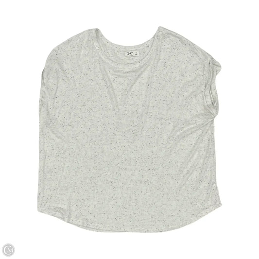 Top Short Sleeve By Maurices In Black & Cream, Size: 1x