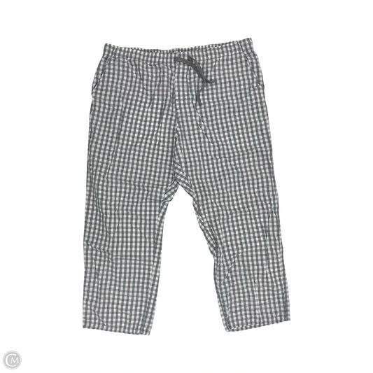 Pajama Pants By Old Navy In Grey & White, Size: 3x