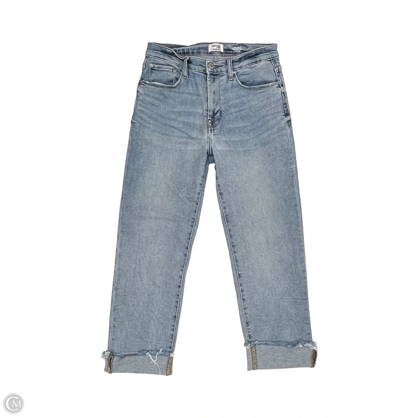 Jeans Cropped By Kensie In Blue Denim, Size: 6