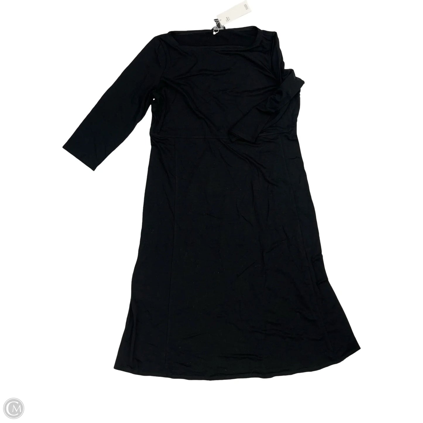 Dress Casual Midi By Eileen Fisher In Black, Size: M
