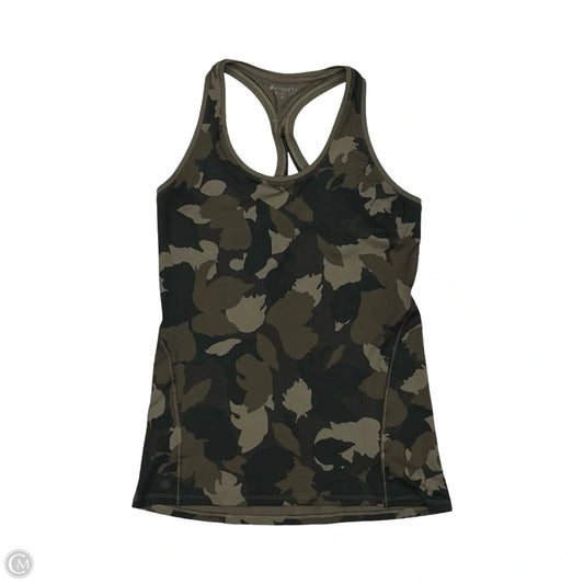 Athletic Tank Top By Athleta In Camouflage Print, Size: S