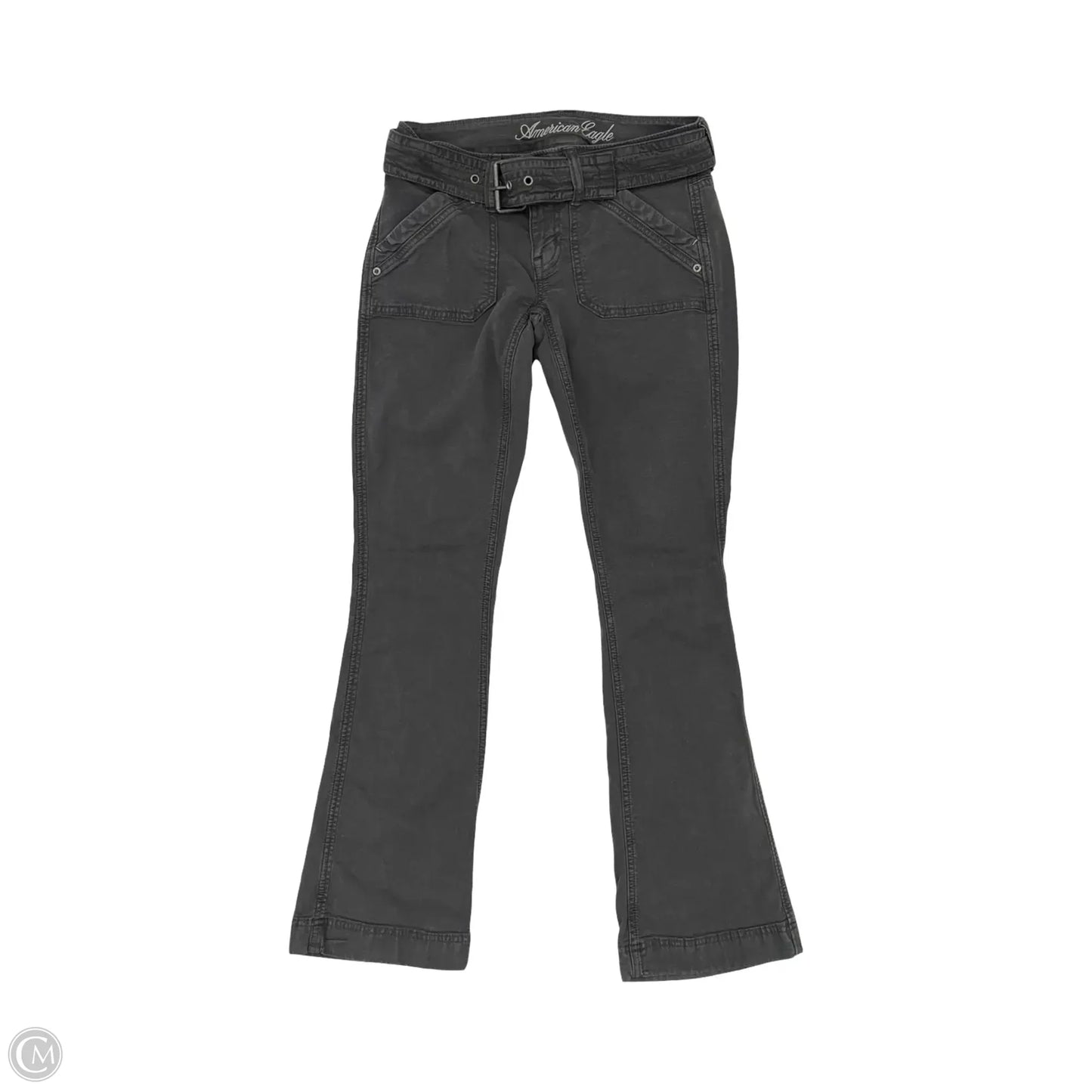 Jeans Flared By American Eagle In Grey, Size: 0