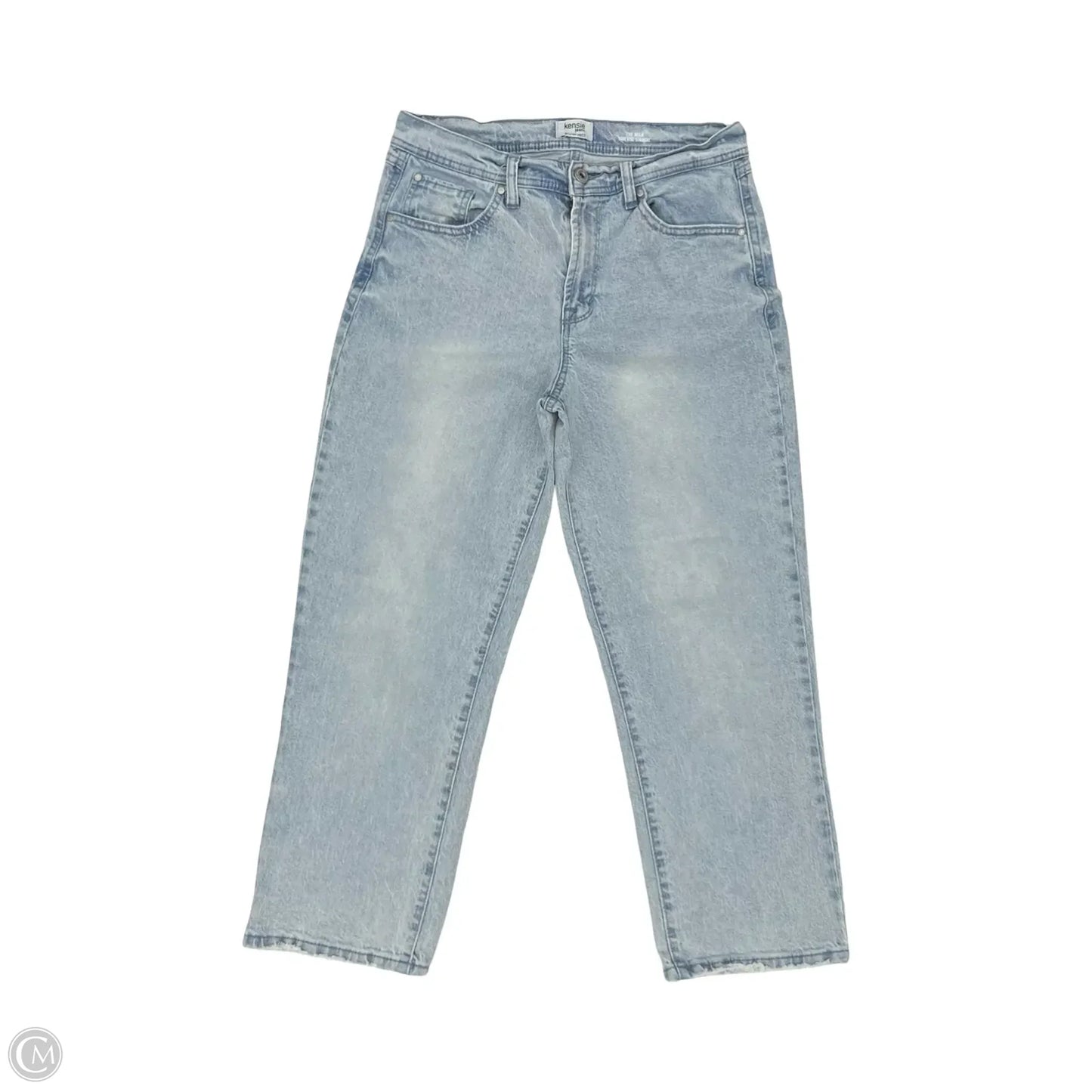 Jeans Straight By Kensie In Blue Denim, Size: 8