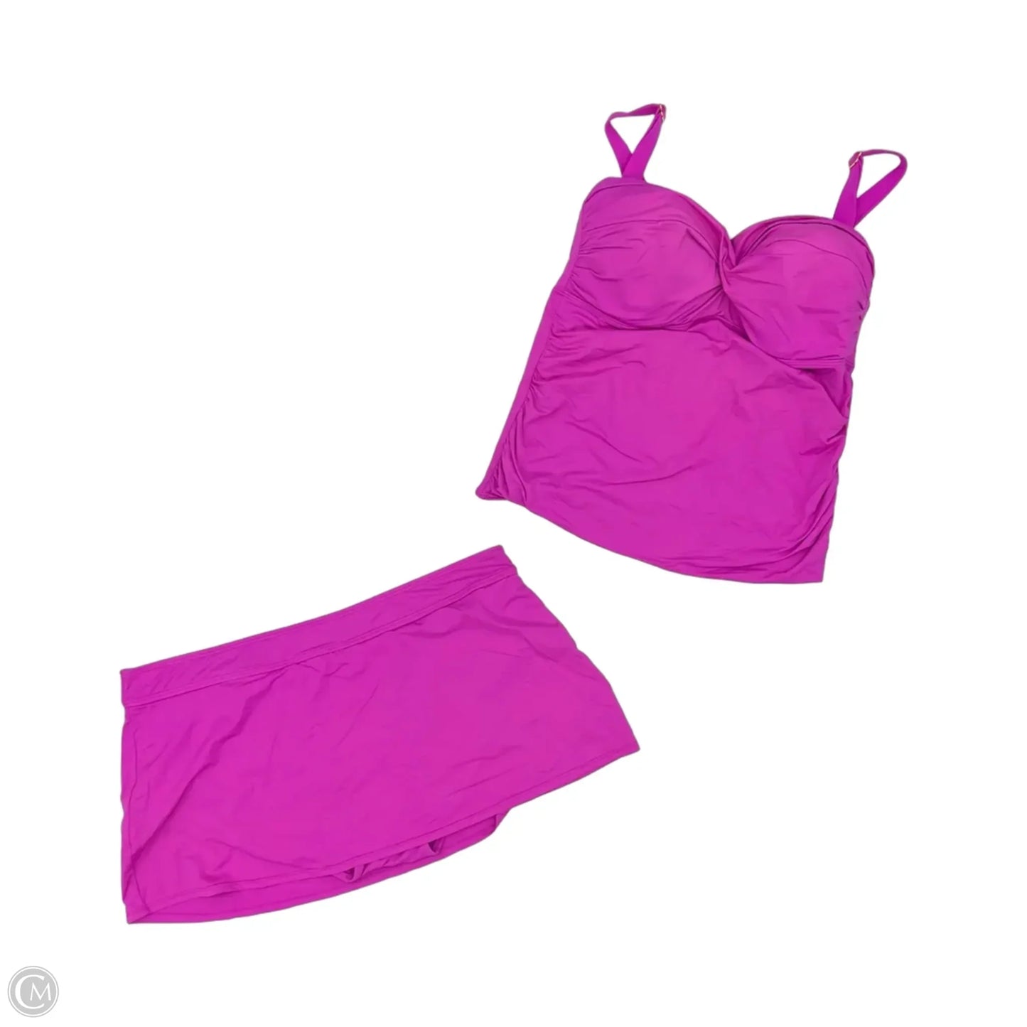 Swimsuit 2pc By Anne Cole In Pink, Size: 3x